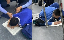 Cảnh tượng lạ trên tàu điện ngầm khiến hành khách cười ngất còn cô giáo thì "nghiến răng": Hậu quả của nước đến chân mới nhảy là đây!