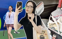 "Mẹ bỉm" Linh Rin tiết lộ lý do chơi môn thể thao thời thượng Pickleball, khen đồ tập xinh lại thời trang