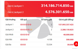 Giải Vietlott hơn 314 tỷ đồng đã tìm được chủ nhân