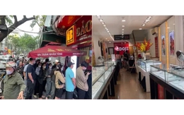 Cảnh mua bán trái ngược ở Hà Nội trong những ngày giá vàng đắt chưa từng có