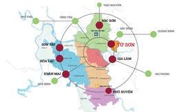 Xu hướng phát triển đô thị đa trung tâm về phía Đông Bắc Hà Nội