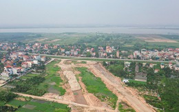 Toàn cảnh vị trí xây dựng cầu Hồng Hà vượt sông Hồng trị giá gần 10.000 tỉ đồng