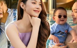 Minh Hằng sau 2 năm lấy chồng đại gia: Nhan sắc thăng hạng, sinh con trai bụ bẫm