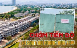 Chậm tiến độ, resort bỏ hoang bủa vây đường xuống biển của dân