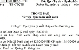 Năm lãnh đạo doanh nghiệp ở Quảng Trị vừa bị tạm hoãn xuất cảnh