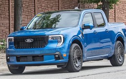 Đàn em Ford Ranger lộ bản mới ‘trần trụi’ trên đường: Logo mới, đầu xe khác biệt, mâm như Maybach