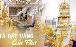 Lóa mắt với ngôi nhà dát vàng ở Cần Thơ: Du khách nghi ngờ không phải vàng thật, gia chủ "tung chiêu" khẳng định sự thật về tác phẩm của mình