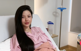 Gần sinh Chu Thanh Huyền bất ngờ nhập viện, vẫn livestream từ giường bệnh giữa lúc Quang Hải vắng nhà