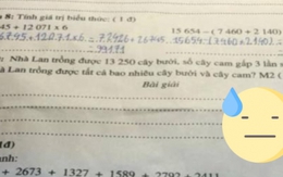 Bài toán lớp 3 khiến ông bố thừa nhận "không đủ trình độ để giải", netizen đọc xong cũng giơ tay xin hàng