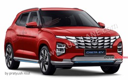 Hyundai Creta bản điện chốt lịch ra mắt: Mạnh hơn bản xăng, cần số như Mercedes, dễ thành hàng ‘hot’ nếu về Việt Nam