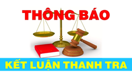 Kết luận thanh tra trách nhiệm đối với Chủ tịch xã