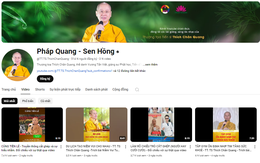 Sau khi bị cấm thuyết giảng, ông Thích Chân Quang gỡ các video, sẽ tạm đóng kênh Youtube
