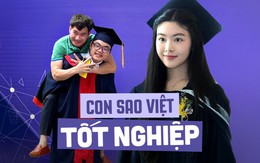 Con sao Việt mùa tốt nghiệp: Lọ Lem gây bão vì quá xinh đẹp, Bi Béo phổng phao cõng bố trên lưng "ngon ơ"
