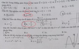 Một mã đề thi toán THPT tại Đắk Lắk bị lỗi nghiêm trọng?