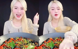 TikToker Tóc Vàng Hoe gây tranh cãi vì "bí content" nên mukbang cả đá cuội nhưng sự thật khiến nhiều người bất ngờ