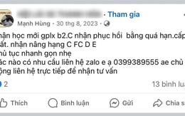 Khởi tố đối tượng lừa đảo cấp đổi giấy phép lái xe qua mạng xã hội