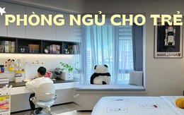 Căn phòng ngủ kiêm phòng học rất lý tưởng dù chỉ 18m2 vẫn thoáng đãng