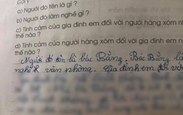 Cười đau ruột với bài văn tả bác hàng xóm của học sinh tiểu học: Đọc câu cuối chắc bác "cấm cửa" con suốt đời!