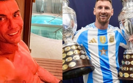 Ronaldo có bài đăng đầu tiên giữa lúc Messi khoe cúp vô địch Copa America, trở thành cầu thủ có nhiều danh hiệu nhất lịch sử