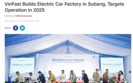 Báo chí Indonesia: VinFast đang đặt nền móng cho ngành xe điện khu vực