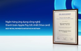 ACB: Ngân hàng ứng dụng công nghệ thanh toán Apple Pay tốt nhất