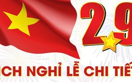 Lịch nghỉ lễ Quốc Khánh năm 2024