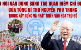 Hà Nội vận dụng sáng tạo quan điểm chỉ đạo của Tổng Bí thư Nguyễn Phú Trọng trong xây dựng và phát triển văn hóa Thủ đô