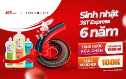 J&T Express gia tăng quyền lợi cho khách hàng mừng sinh nhật 6 năm