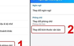 Hướng dẫn chi tiết cách tăng cỡ chữ Zalo trên iPhone