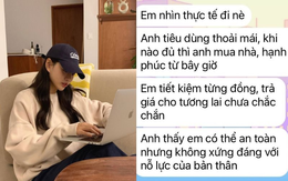 Bị bạn trai “chê” vì tháng kiếm 20 triệu nhưng chỉ tiêu 4 triệu, cô gái thắc mắc “chẳng lẽ tiết kiệm là sai hả mọi người?”