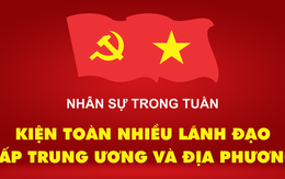 NHÂN SỰ TRONG TUẦN: Kiện toàn nhiều lãnh đạo cấp trung ương và địa phương