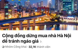 Xuất hiện "Cộng đồng dừng mua nhà Hà Nội để tránh ngáo giá" với hơn 32.000 thành viên tham gia, số lượng vẫn chưa dừng lại