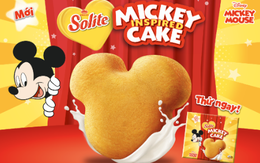 SOLITE và DISNEY hợp tác ra mắt bánh bông lan phiên bản MICKEY