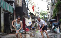 Ảnh hưởng sau lũ: Nhiều phường của quận Cầu Giấy, Bắc Từ Liêm phải cấp nước theo giờ