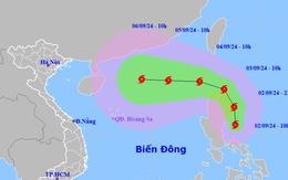 Bão Yagi giật cấp 11 hướng vào Biển Đông, dự báo có thể giật cấp 15