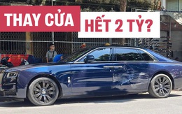 Tranh cãi về chi phí thay cửa cho chiếc Rolls-Royce Ghost bị tai nạn: CĐM đồn mất 2 tỷ, người trong nghề nói chỉ tốn khoảng 300 triệu