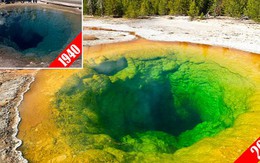 Hồ Morning Glory của Yellowstone 'lột xác' thành màu cầu vồng vì một lý do mà chẳng ai ngờ tới