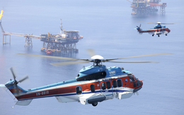 Đội trực thăng Super Puma của Tổng công ty Trực thăng Việt Nam đạt 75.000 giờ bay