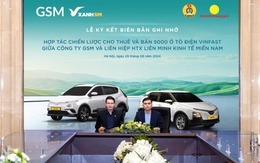 Liên hiệp Hợp tác xã tài xế taxi công nghệ mua, thuê 5.000 ô tô điện Vinfast