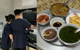 Bức ảnh bữa cơm tất niên trong phòng trọ của vợ chồng ở Hà Nội khiến 7000 người nhẹ nhõm Bức ảnh bữa cơm tất niên trong phòng trọ của vợ chồng ở Hà Nội khiến 7000 người nhẹ nhõm