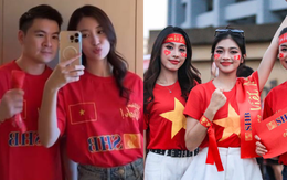 Đỗ Mỹ Linh cùng chồng chủ tịch, Á hậu Minh Kiên nô nức tới tiếp lửa trận chung kết Việt Nam - Thái Lan Đỗ Mỹ Linh cùng chồng chủ tịch, Á hậu Minh Kiên nô nức tới tiếp lửa trận chung kết Việt Nam - Thái Lan