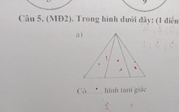 Bài toán đếm hình của con nhìn đơn giản nhưng khiến bà mẹ Đà Nẵng toát mồ hôi, hóa ra có "mẹo" làm phút mốt là ra