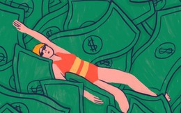 1 sấp tiền rơi xuống dòng nước xiết, 3 người nhìn thấy: Người sớm giàu có cách phản ứng không giống ai