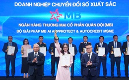 MB nhận giải thưởng Chuyển đổi số Việt Nam 2025 với bộ giải pháp công nghệ tiên phong