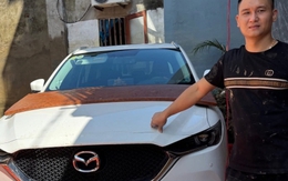 Chi 800 nghìn đồng bọc bạt ô tô tránh lũ, chủ xe Thái Nguyên bảo toàn 'xế cưng'