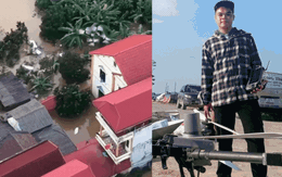 Nguyễn Đại Phát, SN 2006 đem drone giá 400 triệu "cứu" người bị cô lập ở vùng lũ Bắc Ninh