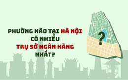 Hai phường của Hà Nội diện tích chưa đến 2 km2 nhưng là nơi đặt "đại bản doanh" hàng chục ngân hàng BIDV, Vietcombank, VietinBank, Techcombank,...