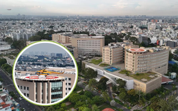 Trực thăng đáp xuống nóc tòa nhà 1.000 giường