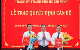 Ông Trần Thế Thông và ông Đinh Xuân Hải được bổ nhiệm làm Thư ký Bí thư Thành ủy TP HCM