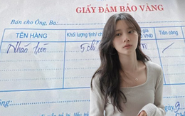 Bức ảnh hóa đơn cùng “tuyên ngôn mua vàng” khiến nhiều người nể ra mặt